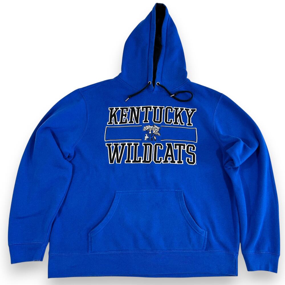 Kentucky Wildcats Mens Large Hoodie Top Of The World Cotton Poly Blend Blue
